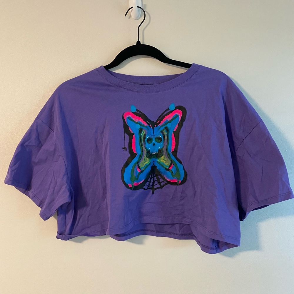 Purple Crop Top